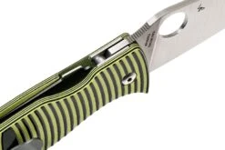 Spyderco Caribbean C217GPSF Sheepfoot Navaja, Sal Glesser Design 15 Spyderco Caribbean C217GPSF Sheepfoot Navaja, Sal Glesser Design -Luz de Acero SPC217GPSF 06 spyderco