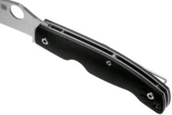 Spyderco Pattadese C257GP Navaja -Luz de Acero SPC257GP 07 spyderco