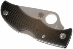 Spyderco Ladybug Navaja, FRN / VG10, Borde Liso -Luz de Acero SPLBKP3 03 spyderco ladybug pe frn vg10 splbkp3 d3