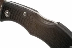 Spyderco Ladybug Navaja, FRN / VG10, Borde Liso -Luz de Acero SPLBKP3 04 spyderco ladybug pe frn vg10 splbkp3 d4