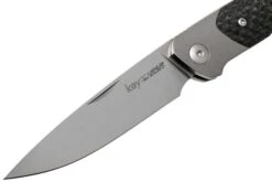 Viper Key V5978FCB Bolster Copper Navaja De Fibra De Carbono, Jesper Voxnaes Design -Luz de Acero VPV5978FCB 03 viper