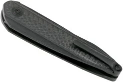 WE Knife Black Void Opus 2010V-1, V Grind, Twill Navaja Fibra De Carbono, Diseño Justin Lundquist 13 WE Knife Black Void Opus 2010V-1, V Grind, Twill Navaja Fibra De Carbono, Diseño Justin Lundquist -Luz de Acero WK2010V 1 04 we knife