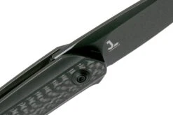 WE Knife Black Void Opus 2010V-1, V Grind, Twill Navaja Fibra De Carbono, Diseño Justin Lundquist 15 WE Knife Black Void Opus 2010V-1, V Grind, Twill Navaja Fibra De Carbono, Diseño Justin Lundquist -Luz de Acero WK2010V 1 06 we knife