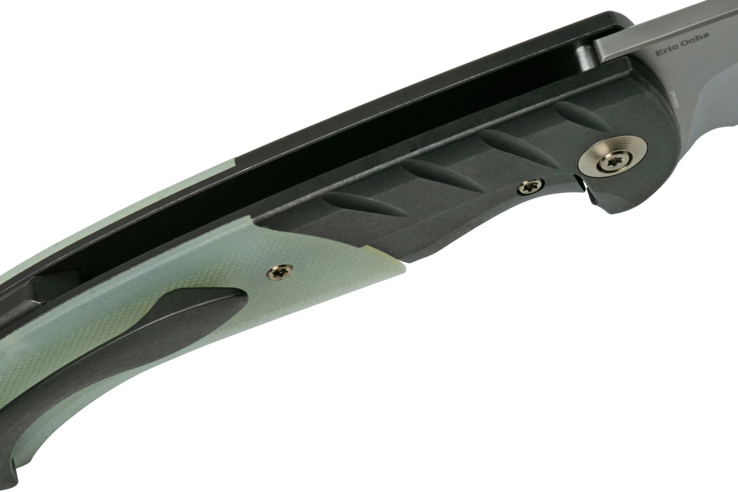 WE Knife Curvaceous WE20012-3 Black Titanium, Natural G10 Navaja, Eric Ochs Design 8 WE Knife Curvaceous WE20012-3 Black Titanium, Natural G10 Navaja, Eric Ochs Design - Imagen 6