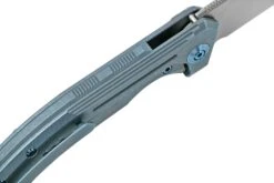 WE Knife Quixotic WE21016-3 Blue Titanium Navaja -Luz de Acero WKWE21016 3 06 we