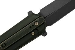 WE Knife Diatomic WE22032-1 Bronze Black Titanium, Blackwashed Single Edge Navaja -Luz de Acero WKWE22032 1 05 weknife