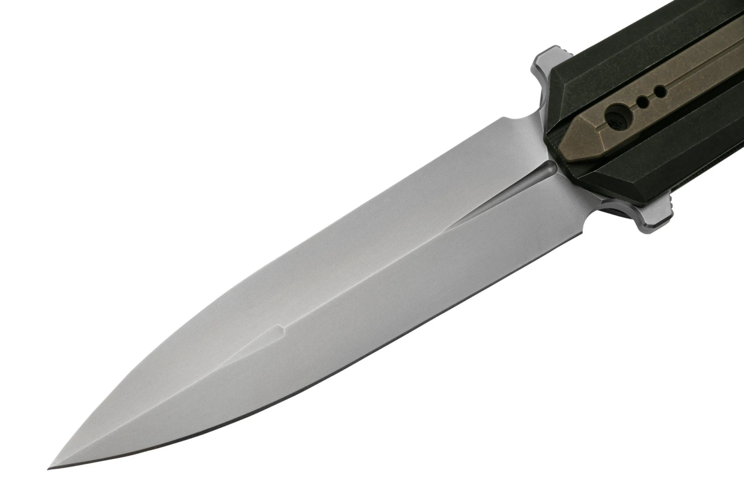 WE Knife Diatomic WE22032-3 Black Titanium Bronze Accents, Bead Blasted Single Edge Navaja 5 WE Knife Diatomic WE22032-3 Black Titanium Bronze Accents, Bead Blasted Single Edge Navaja - Imagen 3