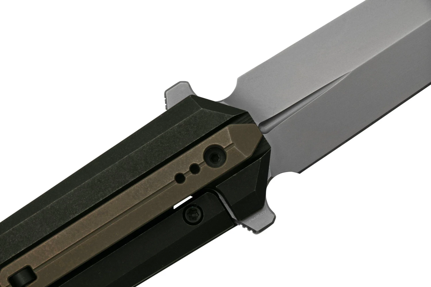 WE Knife Diatomic WE22032-3 Black Titanium Bronze Accents, Bead Blasted Single Edge Navaja 7 WE Knife Diatomic WE22032-3 Black Titanium Bronze Accents, Bead Blasted Single Edge Navaja - Imagen 5